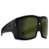 Spy Optic Rebar ANSI, Rectangular Wrap Sunglasses, Color and Contrast Enhancing Lenses, Matte Black - Happy Bronze Polarize Olive Spectra Mirror Lenses view 1