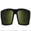 Spy Optic Rebar ANSI, Rectangular Wrap Sunglasses, Color and Contrast Enhancing Lenses, Matte Black - Happy Bronze Polarize Olive Spectra Mirror Lenses view 2