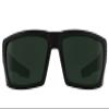 Spy Optic Rebar ANSI, Rectangular Wrap Sunglasses, Color and Contrast Enhancing Lenses, Matte Black - Happy Gray Green Polarize Lenses view 2
