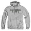 Fairfield University Official Camo Unisex Adult Pull-Over Hoodie,Athletic Heather, 3X-Large view 1