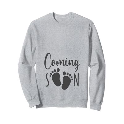 Pregnant Baby Coming Soon Pregnancy Announcement Mom To Be Sweatshirt