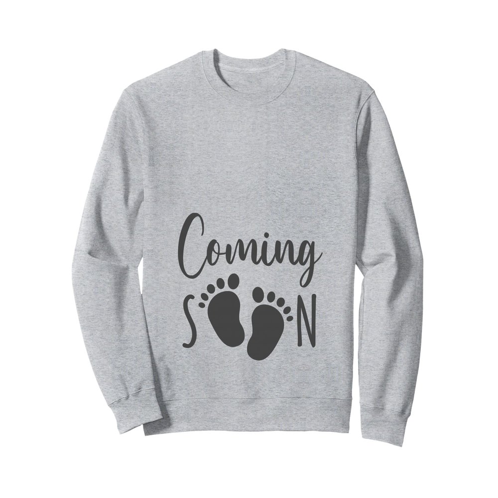 Pregnant Baby Coming Soon Pregnancy Announcement Mom To Be Sweatshirt