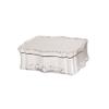 Cherished Moments Personalized Small Rectangle-Shaped Jewelry Box with Custom Engraved Name and Cross for First Communion Gift, Silver Toned view 3