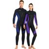Men Women Premium 3mm Neoprene Fullbody One-Piece Wetsuit Keep Warn Black Purple Fishing Spearfishing Freediving Scuba Diving Suits Surfing Suit M view 4