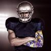 Stromguard Compression Sports Arm Sleeve Digital Camo Baseball Football Basketball - (One Arm Sleeve) (Adult Large, #21 - Purple-Yellow-White) view 4