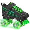 Roller Derby Blazer Boy's Lighted Wheel Roller Skate Black/Green Size 13J view 1