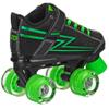 Roller Derby Blazer Boy's Lighted Wheel Roller Skate Black/Green Size 13J view 2