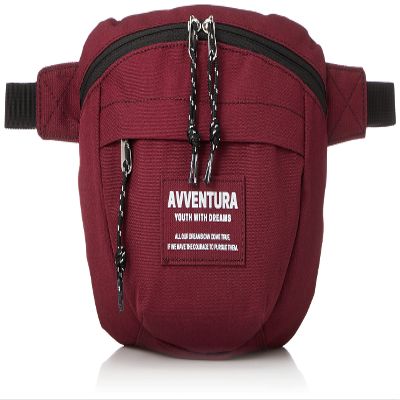 AVVENTURA() Printed Patch Waist Bag, red (Burgundy), One Size