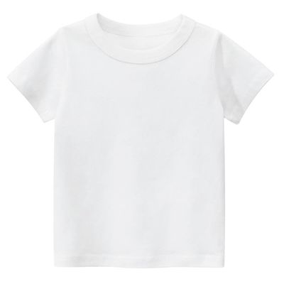 Little Boy Girl T-Shirts Tops, Kids Baby Short Sleeve Cotton Tops Tee Crew Neck Solid Color Shirts Summer Casual Clothes (Beige,4-5T,4 Years,5 Years)