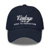 1941 80 Year Old Birthday Hat - Vintage 1941 Aged to Perfection- Hat for Man Woman - 80th Birthday Retro Gift Idea Navy view 1