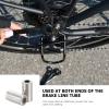 100pcs Brake Cable Caps for Bicycles Brake Wire Protectors Easy to Install for Mountain and Road Bikes view 2