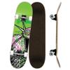 Yocaher Punked Complete Skateboard 7.75" x 31" Pro Skateboards with BlackWidow Grip Tape, Aluminum Alloy Truck, ABEC-7 Bearing, 54mm Skateboard Wheels (Complete 7.75" The Bird Green) view 1