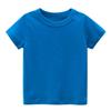 Little Boy Girl T-Shirts Tops, Kids Baby Short Sleeve Cotton Tops Tee Crew Neck Solid Color Shirts Summer Casual Clothes (Color Blue,2-3T,2 Years,3 Years) view 1