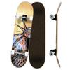 Yocaher Punked Complete Skateboard 7.75" x 31" Pro Skateboards with BlackWidow Grip Tape, Aluminum Alloy Truck, ABEC-7 Bearing, 54mm Skateboard Wheels (Complete 7.75" The Bird Natural) view 1