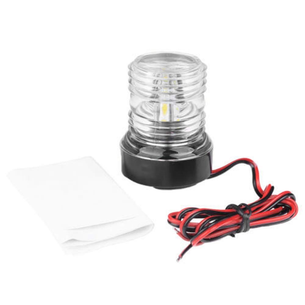 LIRU 12V DC Boat YachtLight Waterproof All Round 360 Marine Navigation Light Fits pontoon,yacht,skeeter,for Touring car,fishing boat,speed boat and other boats
