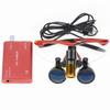 5W LED Headlamp with Filter + 2.5X 420 Binocular Loupes Magnifying Glasses Aluminum Box (Red) view 4