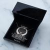 Wishbone Dancing Necklace Luxury Box - Ex Wife Gift, Gift for Ex Wife, Birthday Gift for Ex Wife, Necklace for My ex Wife view 1