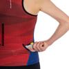 MY KILOMETRE Womens Triathlon Top Tri Singlet Racerback Performance Triathlon Top with Back Pockets view 4