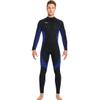 Men Women Premium 3mm Neoprene Fullbody One-Piece Wetsuit Keep Warn Black Purple Fishing Spearfishing Freediving Scuba Diving Suits Surfing Suit XXXL view 1