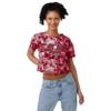 Tampa Bay Buccaneers NFL Womens Tie-Dye Big Logo Crop Top view 1