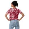 Tampa Bay Buccaneers NFL Womens Tie-Dye Big Logo Crop Top view 2