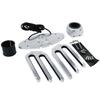 YUEWO Wakeboard Rack, Polished Aluminum Wakeboard Rack for Tower Boat, Wakeboarding Tower Rack Holder, Clamp Fits Tubing Sizes 1 7/8" - 2 1/8" view 2