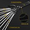 750Ib Reflective Paracord Rope,500', 4mm 11 Strand Parachute Spool Cord with Collecting Bag, para Cord Lanyard for Hammock, Camping, Hiking view 4