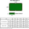 Scott Edward Professional Pool Table Felt fits Standard 7/8/9 Foot Table, Snooker Indoor Billiard Pool Table Cloth Accessories with Cushion Cloth Strip, 3 Colors for Choice (Fits 9' pool table, Green) view 3