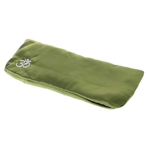 SHELLSK Yoga Equipment Yoga Eye PillowSilkCassia Seed Lavender Massage Relaxation MaskAromatherapy Eye Pillow for Building Flexibility in The Body (Color : Green)