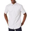 Amazon Essentials Men's Slim-Fit Short Sleeve Stretch Oxford Shirt with Pocket, Light Grey, XX-Large view 1