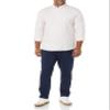 Amazon Essentials Men's Oxford Shirt, Slim-Fit Stretch, Long-Sleeve, Button Up, Pale Pink, X-Small view 3