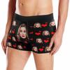 Artsadd Custom Face Men Boxers Briefs Socks, Personalized Heart Multiple Faces Underwear Underpants Gifts for Husband Boyfriend view 2