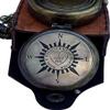 Camping Compass Engraved with Gift for Boyfriend Girlfriend, Engagement, Anniversary, Wedding Gift for Him - Gift for Husband, Fianc Birthday with Leather Case view 1