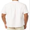 Amazon Essentials Men's Slim-Fit Short Sleeve Stretch Oxford Shirt with Pocket, Pale Pink, XX-Large view 2