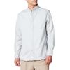 Amazon Essentials Men's Long Sleeve Shirt - Regular-Fit, Pocket Stretch Oxford (Available in Big & Tall), Light Grey, Small view 1