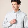 Amazon Essentials Men's Long Sleeve Shirt - Regular-Fit, Pocket Stretch Oxford (Available in Big & Tall), Light Grey, Small view 4