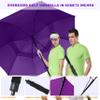 Baraida Golf Umbrella Large 62/68/72 Inch, Extra Large Oversize Double Canopy Vented Windproof Waterproof Umbrella, Automatic Open Golf Umbrella for Men and Women and Family.(68 Inch,Purple) view 2