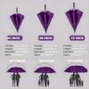 Baraida Golf Umbrella Large 62/68/72 Inch, Extra Large Oversize Double Canopy Vented Windproof Waterproof Umbrella, Automatic Open Golf Umbrella for Men and Women and Family.(68 Inch,Purple) view 3