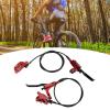 SPYMINNPOO Hydraulic Disc Brake Set, Left Rear Right Front Mountain Hydraulic Disc Brake with 4 Piston CNC Bilateral Oil Brake,Mechanical Disc Brake Upgrade kit for view 3