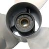 Boatman Outboard Propeller 14x21 Stainless Steel Fit Suzuki Boat Engines 50HP-140HP 3 Blades 15 Spline Tooth RH view 2