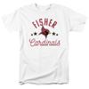 St. John Fisher University Official Cardinals Unisex Adult T Shirt,White, 4X-Large view 1