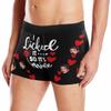 Artsadd Custom Face Men Boxers Briefs Socks, Personalized Licked It's Mine Underwear Underpants Gifts for Husband Boyfriend view 2