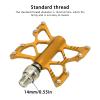 Bike Pedal, 1 Pair Aluminum Alloy Quick Release Bike Pedals Waterproof Sealed Bearings Pedals for Road Mountain Folding Bikes view 3
