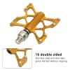 Bike Pedal, 1 Pair Aluminum Alloy Quick Release Bike Pedals Waterproof Sealed Bearings Pedals for Road Mountain Folding Bikes view 4
