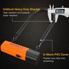 INTEKIN Bike U Lock, 16mm U-Shape, Orange, Key Lock, 2-in-1 Lock Type, Enhanced Security, 2 Keys, Mounting Bracket, Bicycle Security view 2