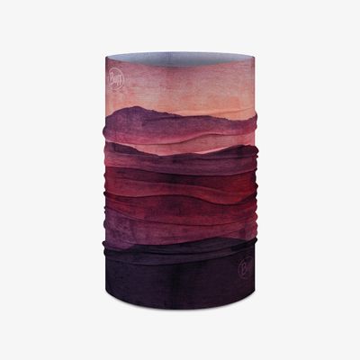 Buff Original EcoStretch Neck Gaiter, UPF 50 Sun Protection, Breathable, Versatile, Quick Dry Face Mask, Lise Maroon, Adult Size