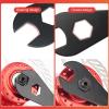 Bike Hub Wrench,17mm /18mm/19mm Open End Wrench, Carbon Steel Bike Pedal Headset Hub Repair Wrench Spanner Bicycle Tool for Bicycle Bike view 3