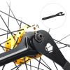 Bike Hub Wrench,17mm /18mm/19mm Open End Wrench, Carbon Steel Bike Pedal Headset Hub Repair Wrench Spanner Bicycle Tool for Bicycle Bike view 4
