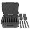SKB Multi Hand Gun Case - 8 Gun Capacity, Custom Foam Interior, Waterproof, MIL-STD 810G - Secure Storage for Sport, Law Enforcement - Professional Grade - Heavy Duty - Easy to Use view 1