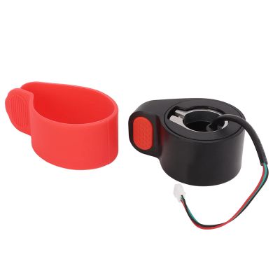 Electric Scooter Accelerator, Scooter Speed Dial Thumb Accelerator with Silicone Protective Sleeve for M365 PRO PRO2 Parts